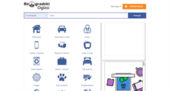 Desktop Screenshot of beogradskioglasi.com
